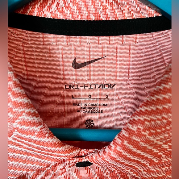 NWT Mens Nike Dri Fit Advantage Textured Golf Polo Shirt NWT Size Large - Picture 3 of 13